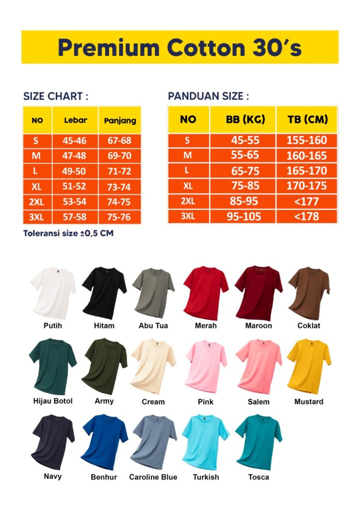 Cotton Premium 30s
